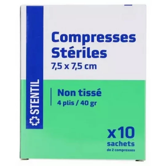 Stentil Compresses Stériles Non Tissées - image 6