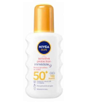 Nivea Sun Sensitive Protection Immédiate Spray Solaire SPF50+