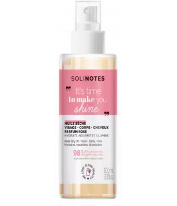 Solinotes Huile Seche Visage Corps et Cheveux 100 ml