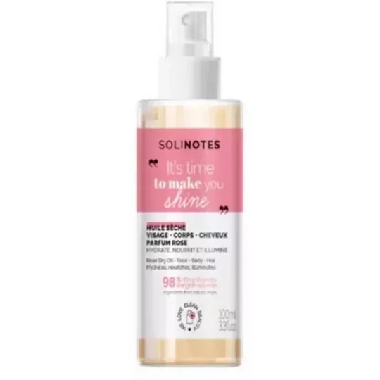 Solinotes Huile Seche Visage Corps et Cheveux 100 ml - image 3
