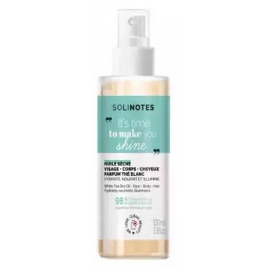 Solinotes Huile Seche Visage Corps et Cheveux 100 ml - image 4