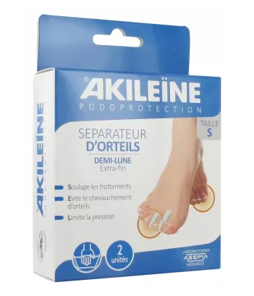 Akileïne Podoprotection Séparateur d'Orteils Séparateurs x 2