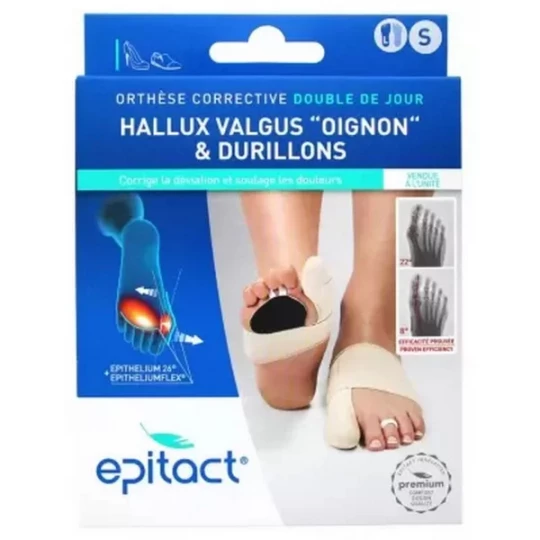 Epitact Hallux Valgus Oignon & Douleurs Plantaires Orthese Corrective Double Pied Gauche - image 2