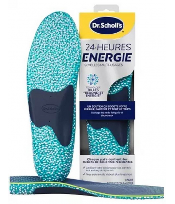 Scholl 24H Énergie Semelles Multi-Usages 1 Paire