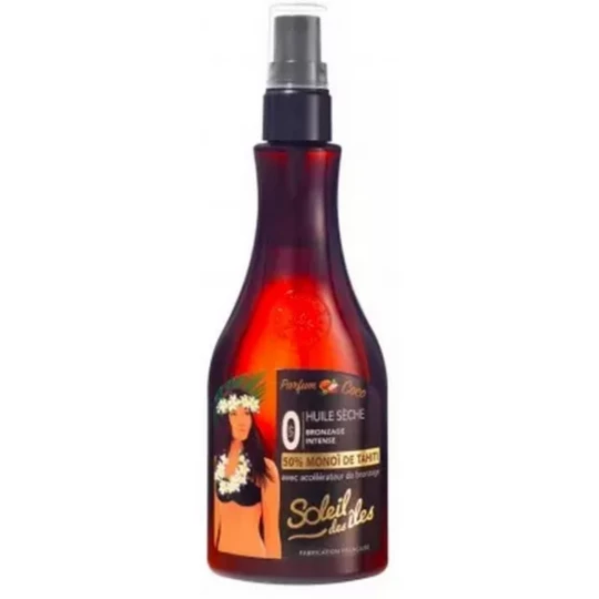 Soleil des îles Huile Seche Bronzage Intense 150 ml - image 2