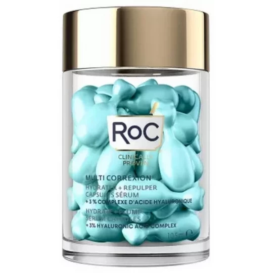 RoC Multi Correxion Hydrater + Repulper Capsules Sérum Capsules