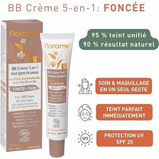 Florame BB Crème 5en1 SPF20 Bio 40 ml - image 3