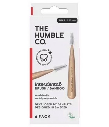 The Humble Co. Brossettes Interdentaires Bambou x 6