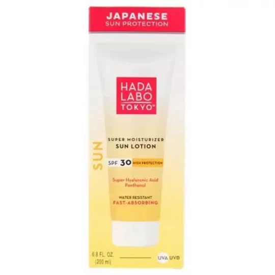 Hada Labo Tokyo Sun Crème Visage Hydratante Résistante à l'Eau SPF30