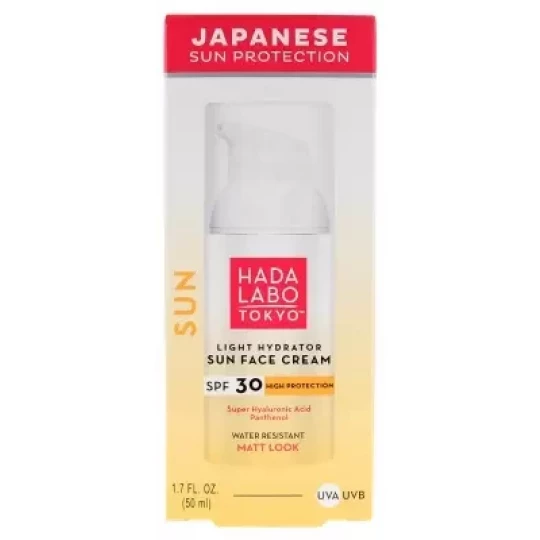 Hada Labo Tokyo Sun Crème Visage Hydratante Résistante à l'Eau SPF30 - image 2