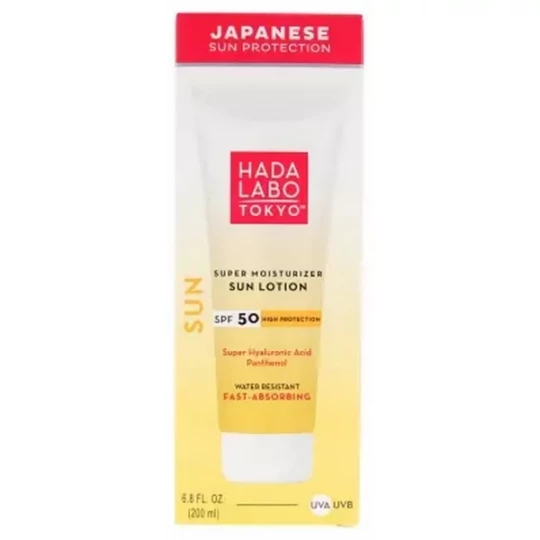 Hada Labo Tokyo Sun Crème Visage Hydratante Résistante à l'Eau SPF50