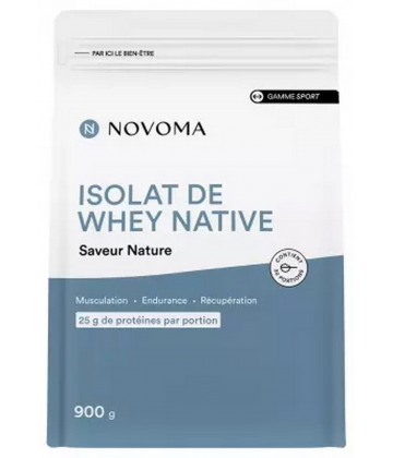 Novoma Isolat de Whey Native 900 g
