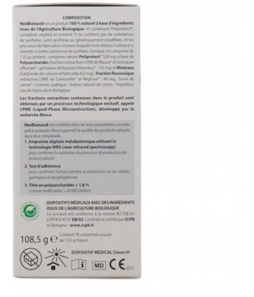 Aboca NeoBianacid Goût Citron Comprimés à Sucer