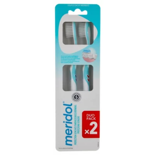 Meridol Protection Gencives Brosse À Dents Souple x 2