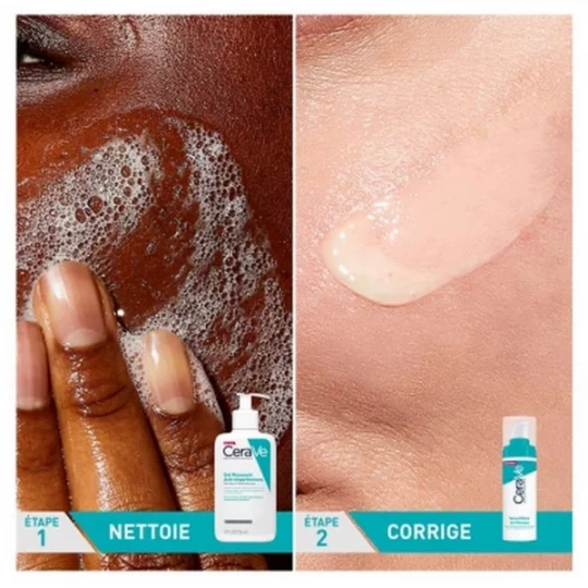 CeraVe SOS Anti-Marques Trousse Gel Moussant Anti-Imperfections 236 ml + Sérum Rétinol Anti-Marques 30 ml - image 4