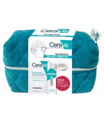 CeraVe SOS Anti-Marques Trousse Gel Moussant Anti-Imperfections 236 ml + Sérum Rétinol Anti-Marques 30 ml