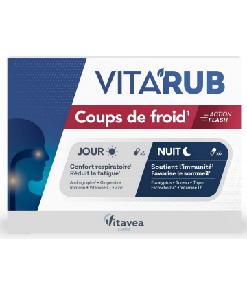 Vitavea Vita'Rub Coups de Froid Gélules x 12