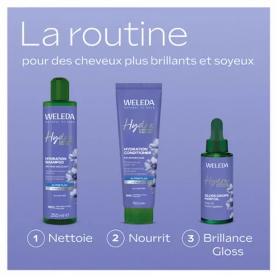 Weleda Hydra Shine Shampooing Hydratation 250 ml - image 3