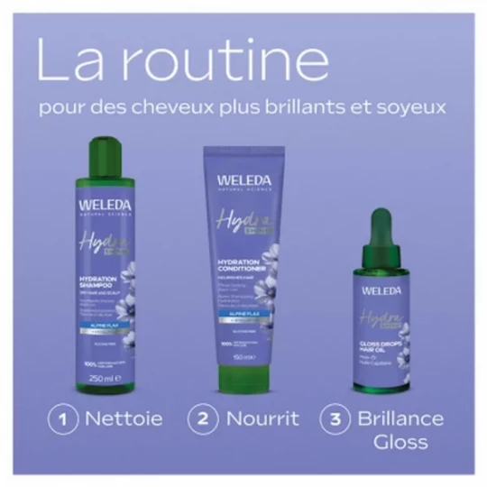 Weleda Hydra Shine Après-Shampooing Hydratation 150 ml - image 3