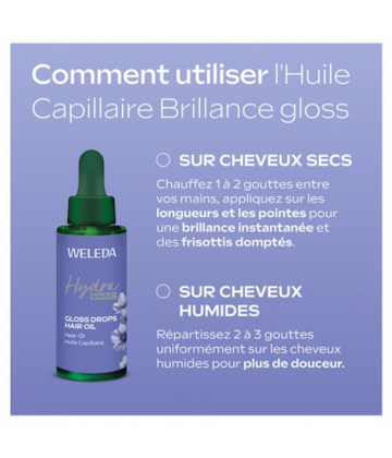 Weleda Hydra Shine Huile Capillaire 40 ml