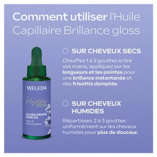 Weleda Hydra Shine Huile Capillaire 40 ml - image 3