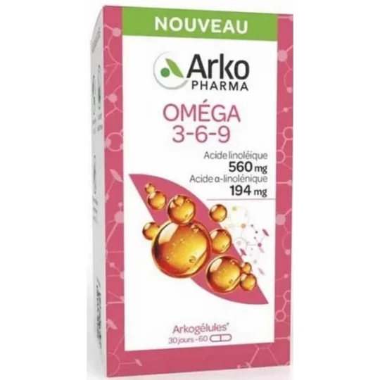 Arkogélues Oméga 3-6-9 x 60