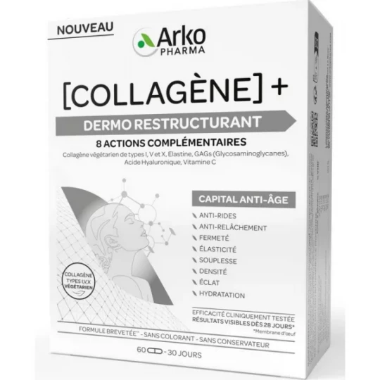 Arkopharma Collagène + Dermo Restructurant Gélules x 60