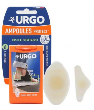 Urgo Ampoules Assortiment Petit et Grand Pansements x 6