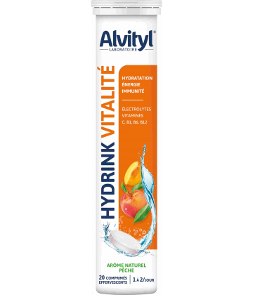 Alvityl Hydrink Vitalité Comprimés Effervescents x 20