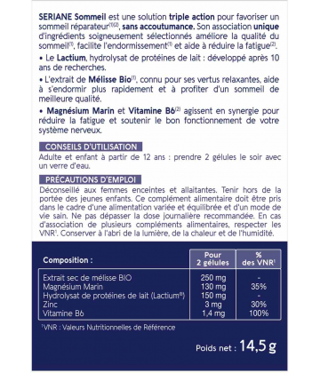 Naturactive Sériane Sommeil Gélules x 30
