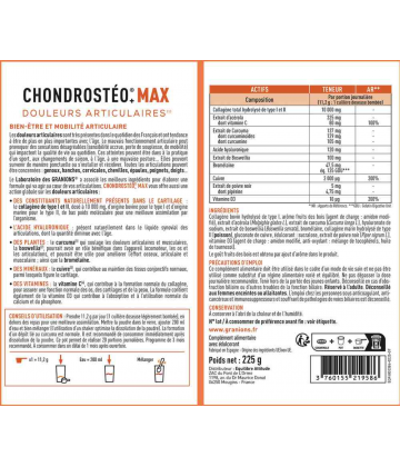 Granions Chondrostéo Max Collagène Poudre 250 g - image 3