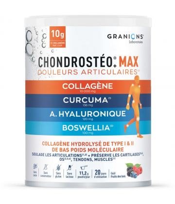 Granions Chondrostéo Max Collagène Poudre 250 g