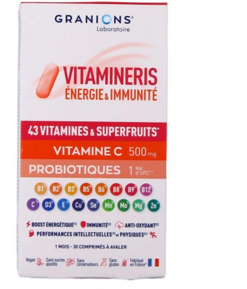 Granions Vitamineris Immunité Comprimés x 28