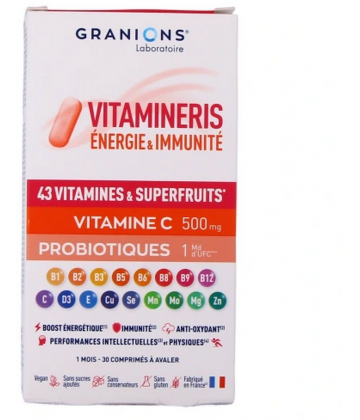 Granions Vitamineris Immunité Comprimés x 28