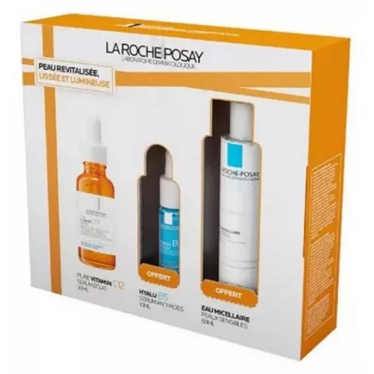 La Roche-Posay Coffret Pure Vitamin C12 Sérum Anti-Rides + Routine Peau Revitalisée