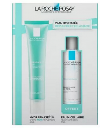 La Roche-Posay Hydraphase HA Riche 40 ml + Eau Micellaire 50 ml Offerte