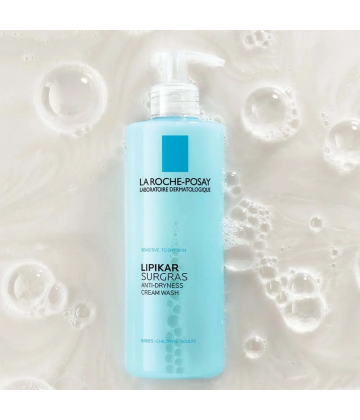 La Roche-Posay Lipikar Surgras Crème Lavante Anti-Dessèchement 400 ml + Recharge - image 3