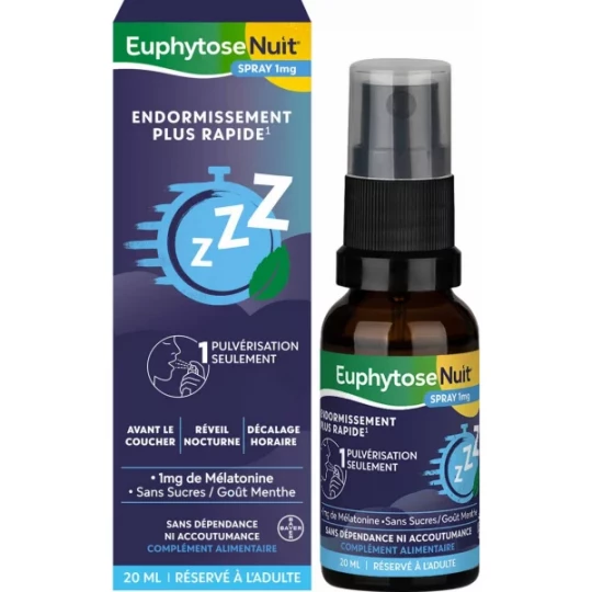 Euphytose Nuit Spray 1 mg 20 ml