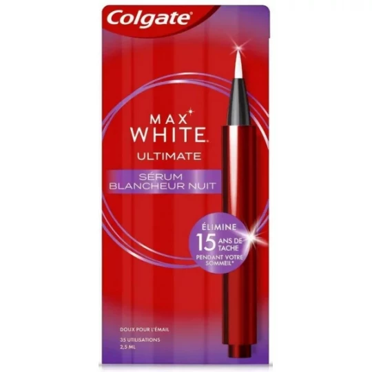 Colgate Max White Sérum Blancheur Nuit Stylo 2,5 ml