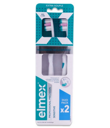Elmex Professional Precision Sensitive Brosse à Dents Extra Souple x 2