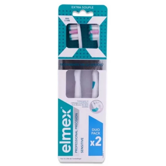 Elmex Professional Precision Sensitive Brosse à Dents Extra Souple x 2