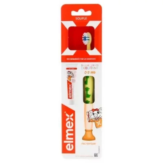Elmex Débutant Brosse à Dents Souple 0-3 ans - image 2