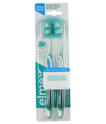 Elmex Sensitive Lots Brosse à Dents Extra Souple x 2