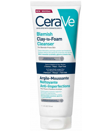 CeraVé argile-Moussante nettoyante Anti-Imperfections 118 ml