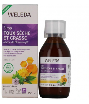 Weleda Sirop Toux Sèche et Grasse 158 ml
