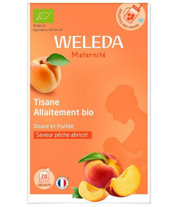 Weleda Maternité Tisane Allaitement Pêche Abricot Bio