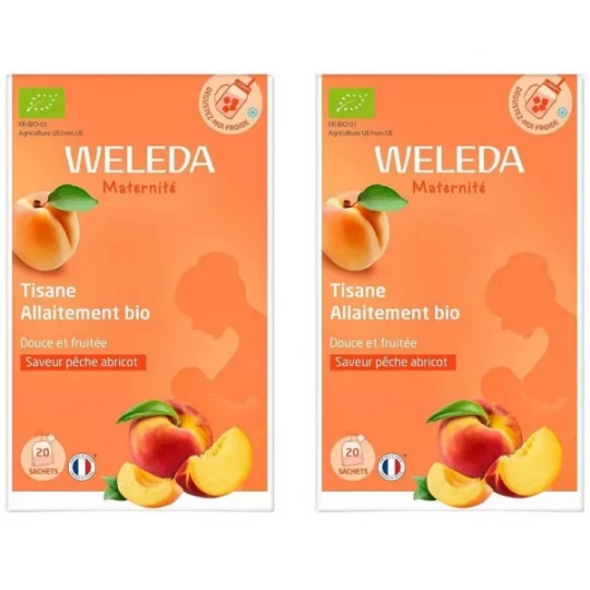 Weleda Maternité Tisane Allaitement Pêche Abricot Bio - image 2