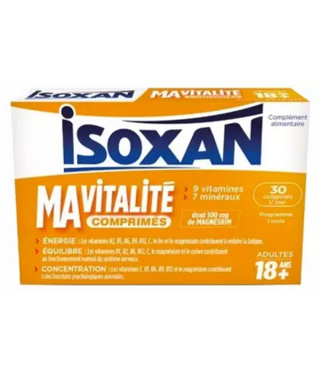 Isoxan Ma Vitalité 18 Ans+ Comprimés x 30