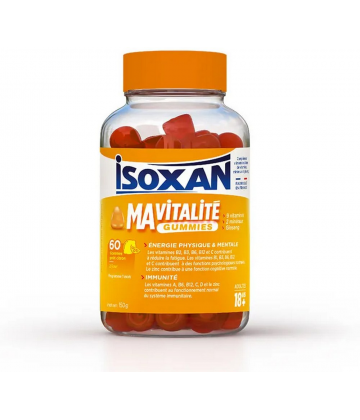 Isoxan Ma Vitalité 18+ Gummies Goût Citron