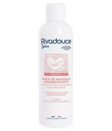 Rivadouce Huile de massage nourrissante 250 ml